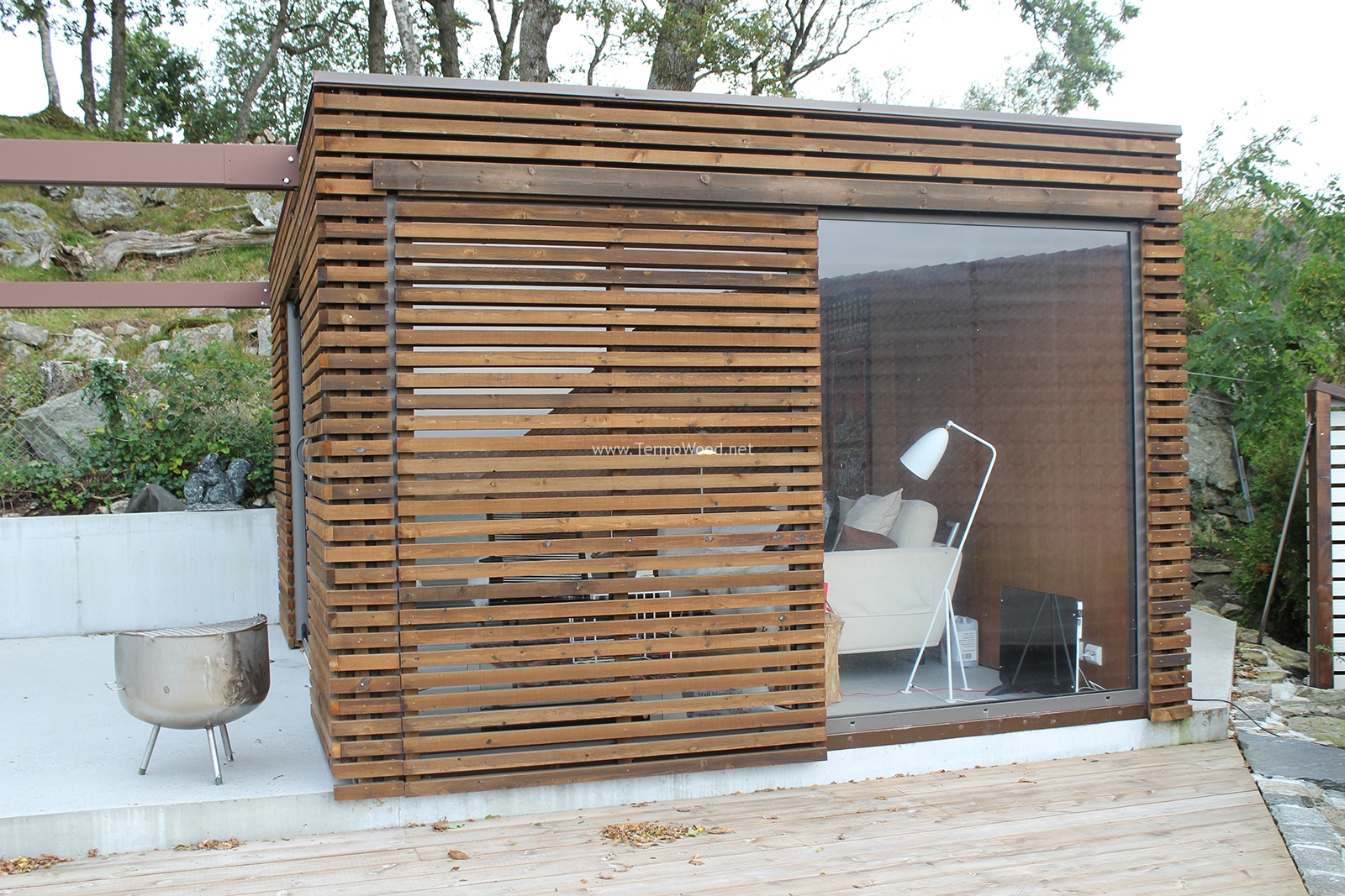 Lüks Villa Zemin ThermoWood ThermoWood Ahşap - SerMimar ThermoWood