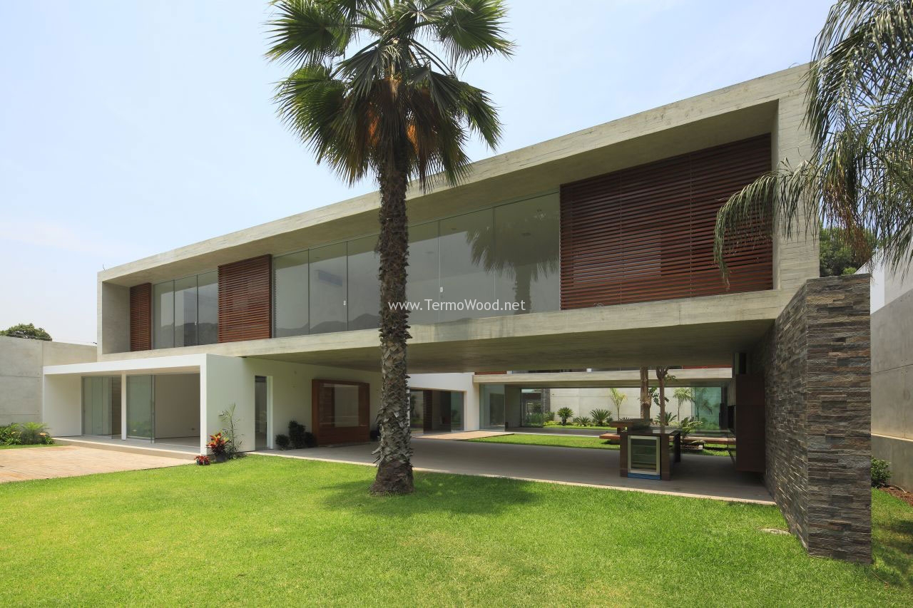 Avrupa Yakası ThermoWood Ahşap Cephe Kaplama ThermoWood Ahşap - SerMimar ThermoWood